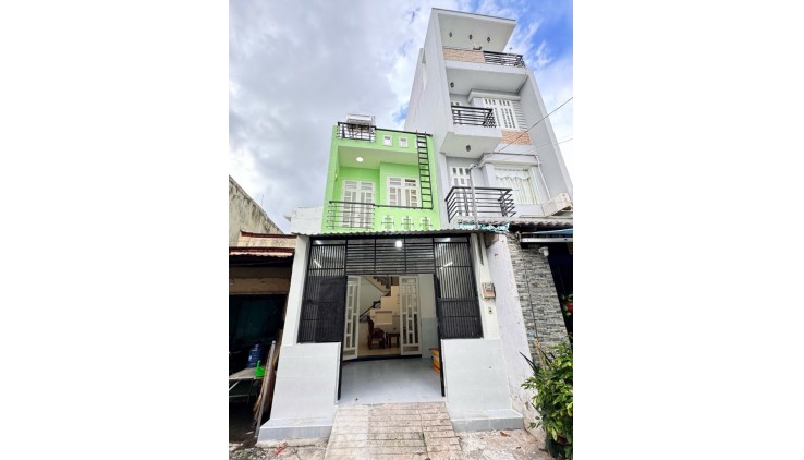 NHÀ 1/ GÒ XOÀI - SÁT CHỢ - HẺM 5M THÔNG - 58M2 - 2 TẦNG 2PN - SỔ NỞ HẬU GIÁ CHỈ 4.X TỶ